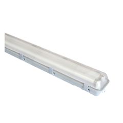Φωτιστικό συμβατικό στεγανό IP65 Τ8 για 1 λάμπα Led 150cm δύο άκρων
