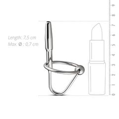 Prince's Contactand Penis Plug Sperm Stopper Silver-thumb-3