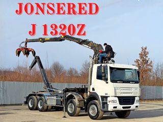 Γερανοί - Φορτηγά Με Γερανό DAF 2005 CF 85.430 * Abrollkipper * JONSERED J1320Z * 8x4 * TOP