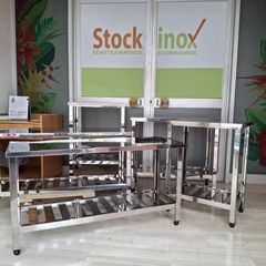 Πάγκος εργασίας τραπέζι inox συναρμολογούμενο σε διάφορες διαστάσεις. ΠΡΟΣΦΟΡΑ! Ποιότητα και Τιμή Stockinox-thumb-3