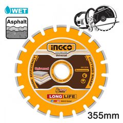 DMD033551 Διαμαντόδισκος Δομικών Υλικών Φ355 x 25.4 x 12mm - ΔΙΣΚΟΙ ΚΟΠΗΣ - ΛΕΙΑΝΣΗΣ - INGCO (#DMD033551)