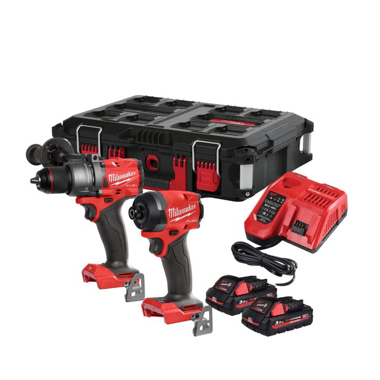 M18 FPP2A3-302P PACKOUT POWERPACK LIMITED EDITION Σετ Κρουστικό Δραπ/δο 158Nm & Παλμικό Κατσαβίδι 226Nm 18V (2x3.0Ah) - 18V - 20V - MILWAUKEE (#4933499431)