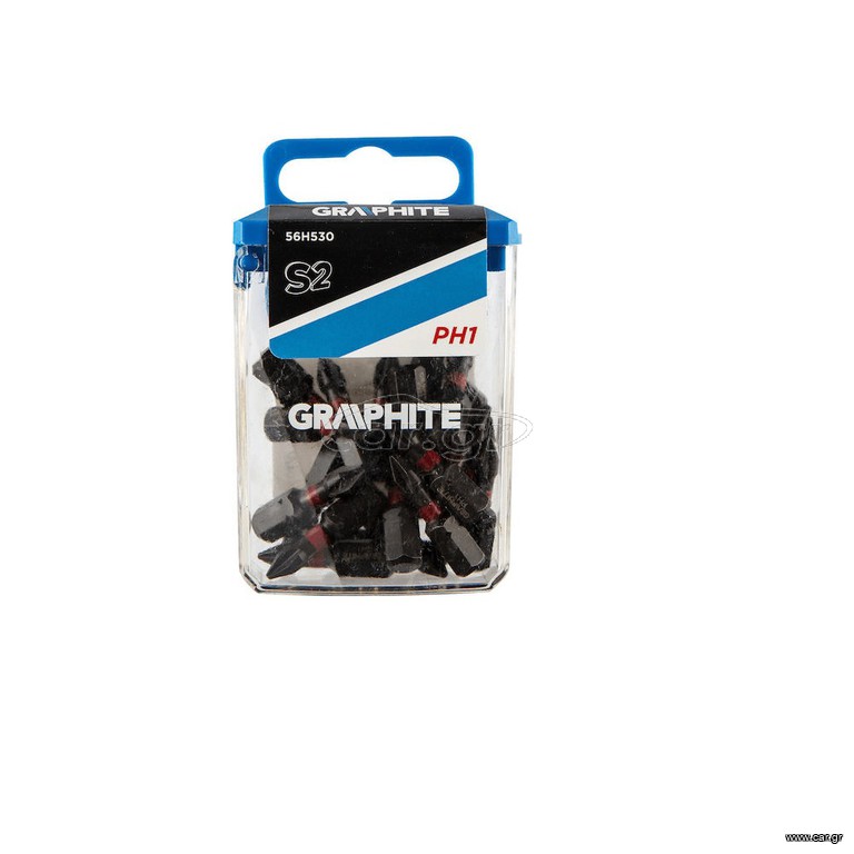 Graphite PH1x25mm Σετ 20 Τρυπάνια