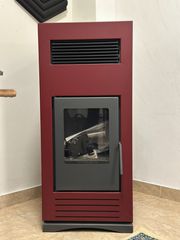Σόμπα Πέλλετ (Pellet) Αέρα Μytherm Angela Pro TA 12 (5-12Kw) Μπορντό + Pellet A1 Class 500kg