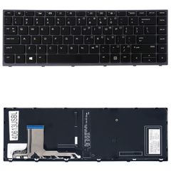 Πληκτρολόγιο - Laptop Keyboard για HP ZBook Studio G3 Studio G4 841681-001 NSK-CY1BC PK131C41A00 HSTNN-C88C HSN-C02C PK131C42A00 9Z.NCHBC.10L PK131C41A02 US Backlight Black Gray Frame ( Κωδ.40613USBL