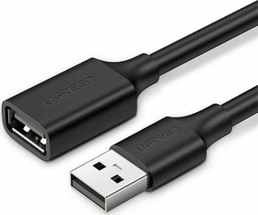 UGREEN US103 USB 2.0 Cable Extension 1m (Black) - UGR395BLK - 6957303813148