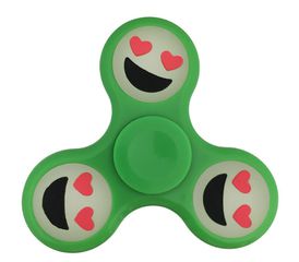 ΠΡΑΣΙΝΟ FIDGET SPINNER ΜΕ EMOJI