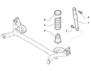 Abarth 500 Ελατήρια ΣΕΤ Πίσω Καινούργια Γνήσια- 5744688-thumb-2