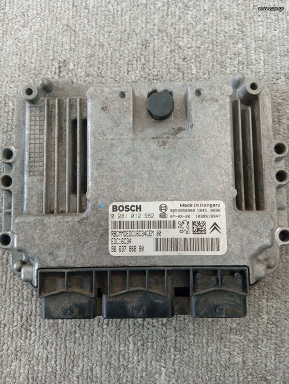ΕΓΚΕΦΑΛΟΣ CITROEN JUNPY BERLINGO PEUGEOT EXPERT FIAT SCUDO 1.6cc