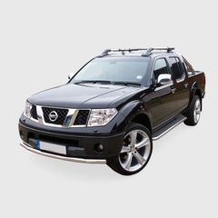 NISSAN NAVARA D-40 Ανοξείδωτος προφυλακτήρας πόλης μονός