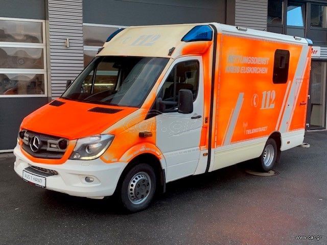 Ασθενοφόρο Mercedes-Benz 2017 Sprinter 416 Rettungswagen RTW Strobel EURO 6