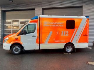 Ασθενοφόρο Mercedes-Benz 2017 Sprinter 416 Rettungswagen RTW Strobel EURO 6-thumb-2