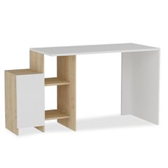 Γραφείο Kely Λευκό - Φυσικό 113x55x74cm