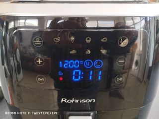 AIR FRYER ROHNSON ΜΕΓΑΛΟ 6 ΛΙΤΡΑ-thumb-1
