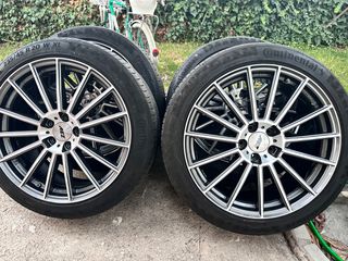5x112 20x8.5 ET45 Aez mig Germany αψογες με continental Allseason premium contact 6