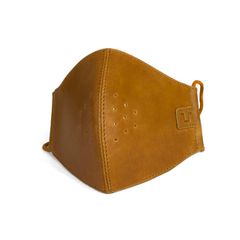 TripMachine Δερμάτινη Μάσκα Face mask vintage tan
