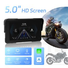 5" Οθόνη μοτοσυκλέτας – IPS, Ασύρματο CarPlay & Android Auto, Αδιάβροχη IP68, Universal Mount, Υποστήριξη TPMS