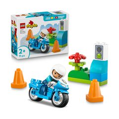 LEGO(R) DUPLO(R) Town: Blue Police Motorcycle (10471)