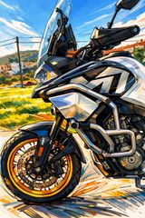 CFmoto 800MT Explore Edition 2023 ΚΑΙΝΟΥΡΙΑ ΛΑΣΤΙΧΑ, ΠΟΛΛΑ  EXTRA, ΒΙΒΛΙΟ ΣΕΡΒΙΣ-thumb-6