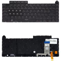 Πληκτρολόγιο - Laptop Keyboard για Asus ROG Strix G16 G614JIR G614JZR G614JY-1C G634 G634JY G614 G634J G634JY-NM001W G634JYR-RA029W G634JZ-XS96 US No Frame 4-Zone RGB Backlight Black ( Κωδ.41300USBL )