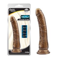 Chisa DarkMuscle Mike Hawk Λεπτό ντίλντο 21,5cm καφέ χρυσαφί