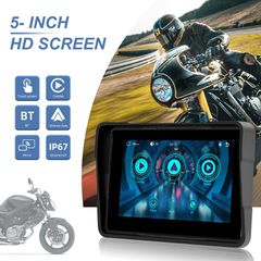 5″ Οθόνη Μοτοσυκλέτας – ασύρματο CarPlay / Android Auto | IP67 | Universal