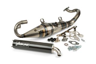 Εξατμιση R-Pro Peugeot Vivacity 50 2T, Speedfight 50 3/4, Ludix 50, Kisbee, Jet Force Carbon (Horizontal) Μαυρο | Yasuni