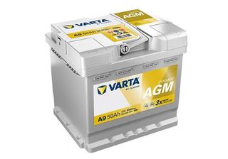 ΜΠΑΤΑΡΙΑ VARTA A9 50Ah 540A AGM DYNAMIC START-STOP 207x175x190