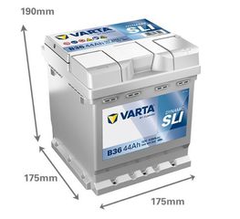 ΜΠΑΤΑΡΙΑ VARTA B36 44Ah 420A SLI DYNAMIC 175x175x190