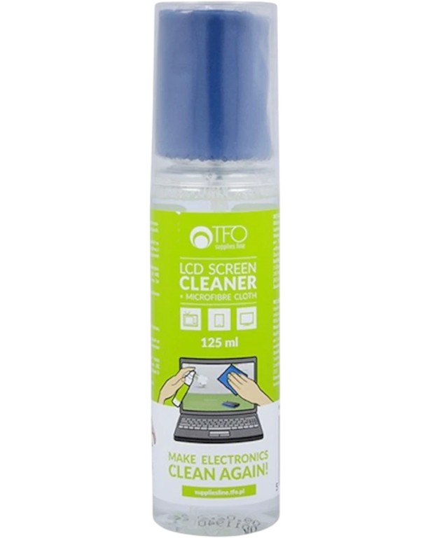 TFO Καθαριστικό οθόνης LCD 125 ml & Πανάκι microfiber