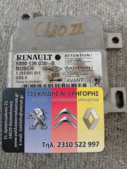 ΕΓΚΕΦΑΛΟΣ ΜΟΝΑΔΑ AIRBAG RENAULT CLIO 2 8200136038/--B 0285001415