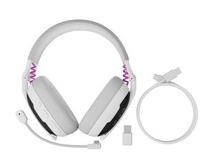Fury Fukiya F6 Ασύρματο Over Ear Gaming Headset με σύνδεση Bluetooth / USB Λευκό
