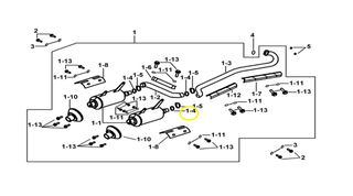 Φλάντζα Εξάτμισης Sym Gts.250 Efi F4 2013-2014 923019
