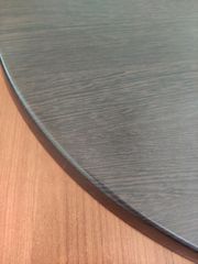Επιφάνεια τραπεζιού Φ70cm Vintage Ξύλο Werzalit-thumb-1