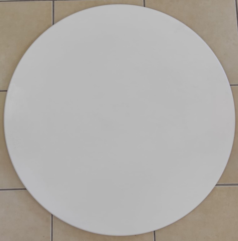 Επιφάνεια τραπεζιού Φ80cm άσπρη