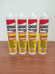 Σιλικόνη Logo Sanitary 3000 Λευκή 280ml