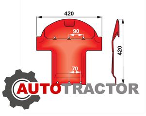 ΤΣΑΡΟΥΧΙ ΚΕΝΤΡΙΚΟ POTTINGER Nova Alpin 221, 226, Novacat 225H, 261, 265H, 266F, 301, 305H, 306F, 307T, 3507T, 8600, X8, V10, Novadisc 225, 265, 305,  397602400 ΓΕΡΜΑΝΙΑΣ SKU: 00016422