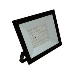 VTAC - Προβολέας LED 50W Slim E-Series 3000K IP65 Μαύρος - SKU: 23995