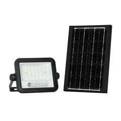 VTAC - Προβολέας LED Ηλιακός 10W με Αισθητήρα & Τηλεχειριστήριο CCT IP65 - SKU: 24083