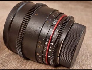 Samyang 85mm t 1,5 vdslr, full frame μοντουρα Nikon