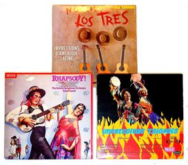 Τρεις Δισκοi 33 στροφων  Antal Dorati Rhapsody - 101 Violons Impressions Tziganes - Los Tres Noche