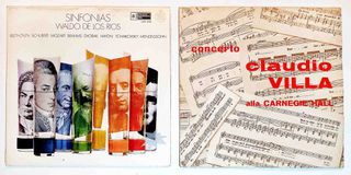 Δυο Δισκοi 33 στροφων Waldo De Los Rios, & Claudio Villa
