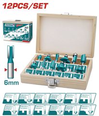 TOTAL ΚΑΣΕΤΙΝΑ ΜΑΧΑΙΡΙΑ ΡΟΥΤΕΡ 12ΤΕΜ (TACSR0121)