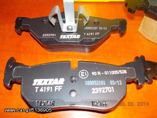 ΤΑΚΑΚΙΑ BMW E81 E87 E90 E91 E92 E93 E84 /// 300 Χ 20 /// ΟΠΙΣΘΙΑ TEXTAR ''BMW Bαμβακας''-thumb-1