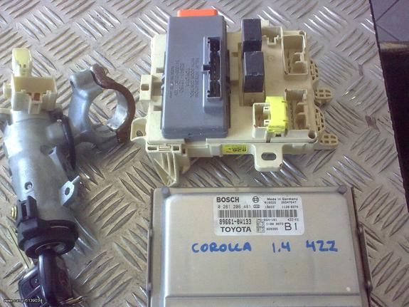 ΕΓΚΕΦΑΛΟΣ ΣΕΤ ΤΟΥΟΤΑ COROLLA 1.4 16V 4ZZ 00-02 BOSCH (0261 206 481) 89661-0W133