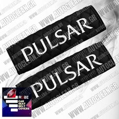 NISSAN PULSAR ΜΑΞΙΛΑΡΑΚΙΑ ΖΩΝΗΣ ΤΕΧΝΟΔΕΡΜΑ RUBI ΜΑΥΡΟ ΜΕ ΑΣΠΡΑ ΚΕΝΤΗΜΑΤΑ PULSAR ΕΛΛΗΝΙΚΗΣ ΚΑΤΑΣΚΕΥΗΣ ΣΕΤ 2ΤΜΧ