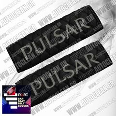 NISSAN PULSAR ΜΑΞΙΛΑΡΑΚΙΑ ΖΩΝΗΣ ΤΕΧΝΟΔΕΡΜΑ RUBI ΜΑΥΡΟ ΜΕ ΓΚΡΙ ΚΕΝΤΗΜΑΤΑ PULSAR ΕΛΛΗΝΙΚΗΣ ΚΑΤΑΣΚΕΥΗΣ ΣΕΤ 2ΤΜΧ