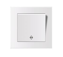 Entac 106 Arnold Recessed alternative wall switch White