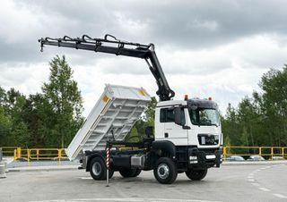 Ανατροπή + Γερανός MAN 2013 TGS 18.360 4x4