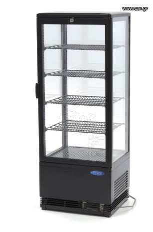 ΨΥΓΕΙΟ ΒΙΤΡΙΝΑ 98L - 43cm - ΜΑΥΡΟ